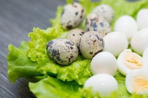 œufs de caille pour la puissance