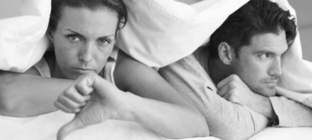 Un homme a des problèmes de puissance