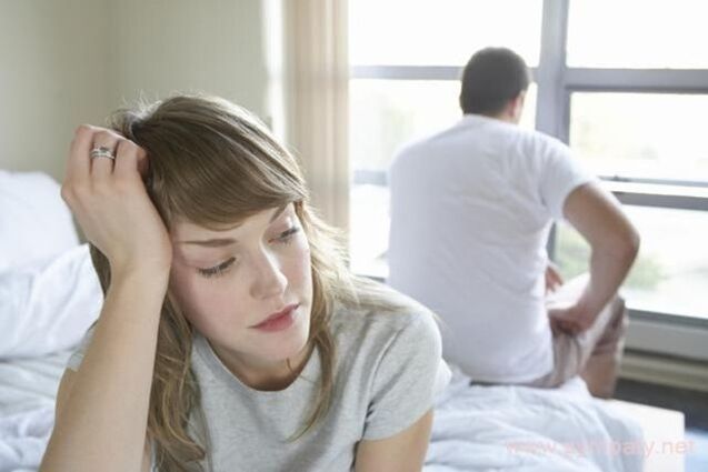 problèmes dans la vie de famille en raison d'une faible puissance